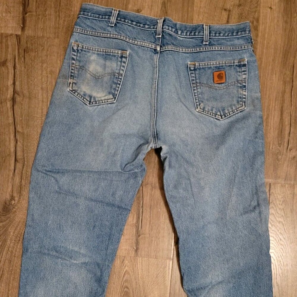 Carhartt Men's Jeans Size 40x30 (39X30) Relaxed Fit Straight Leg Denim